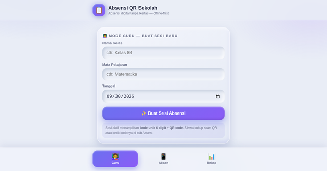 Absensi QR Sekolah